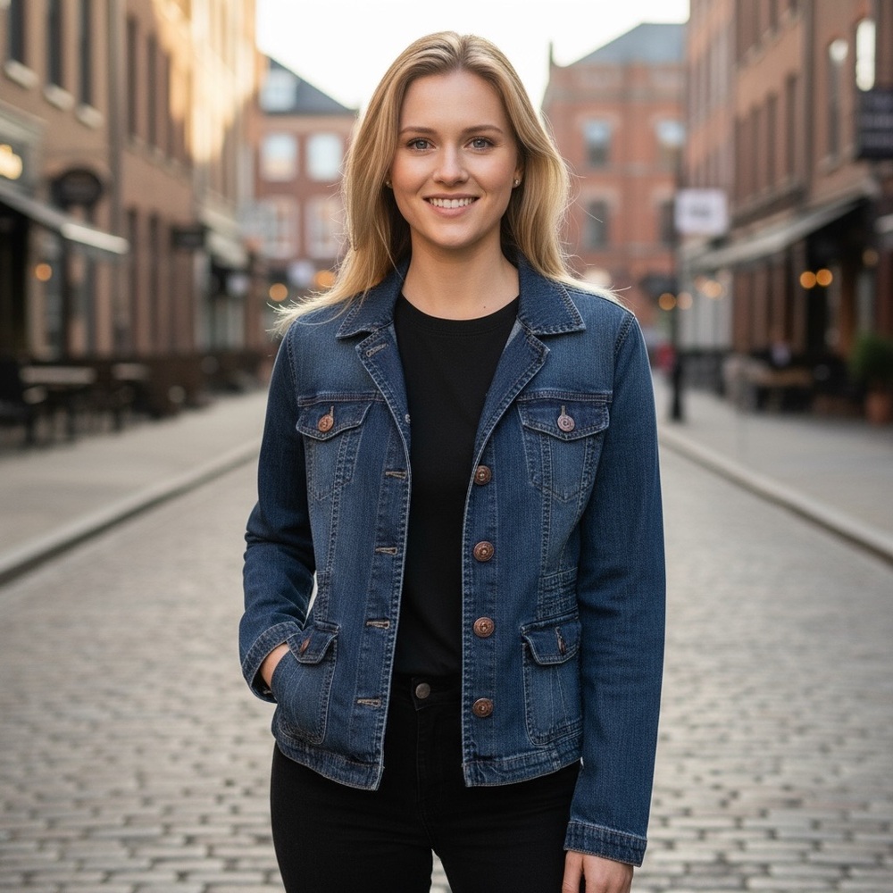 DKNY Classic Denim Jacket